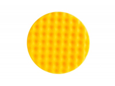 MIRKA Желтый поролоновый полировальный диск 150 мм, рельефный 